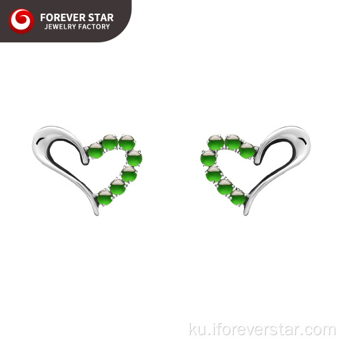 FINE JEWELERY JADEITE EARDERS ACCESERY